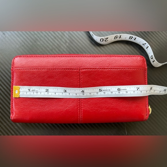 Red Coach Wallet - Picture 3 of 5